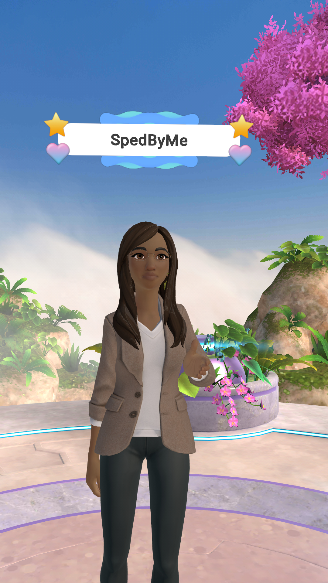 Ebony M. in Virtual Reality - SpedByMe World